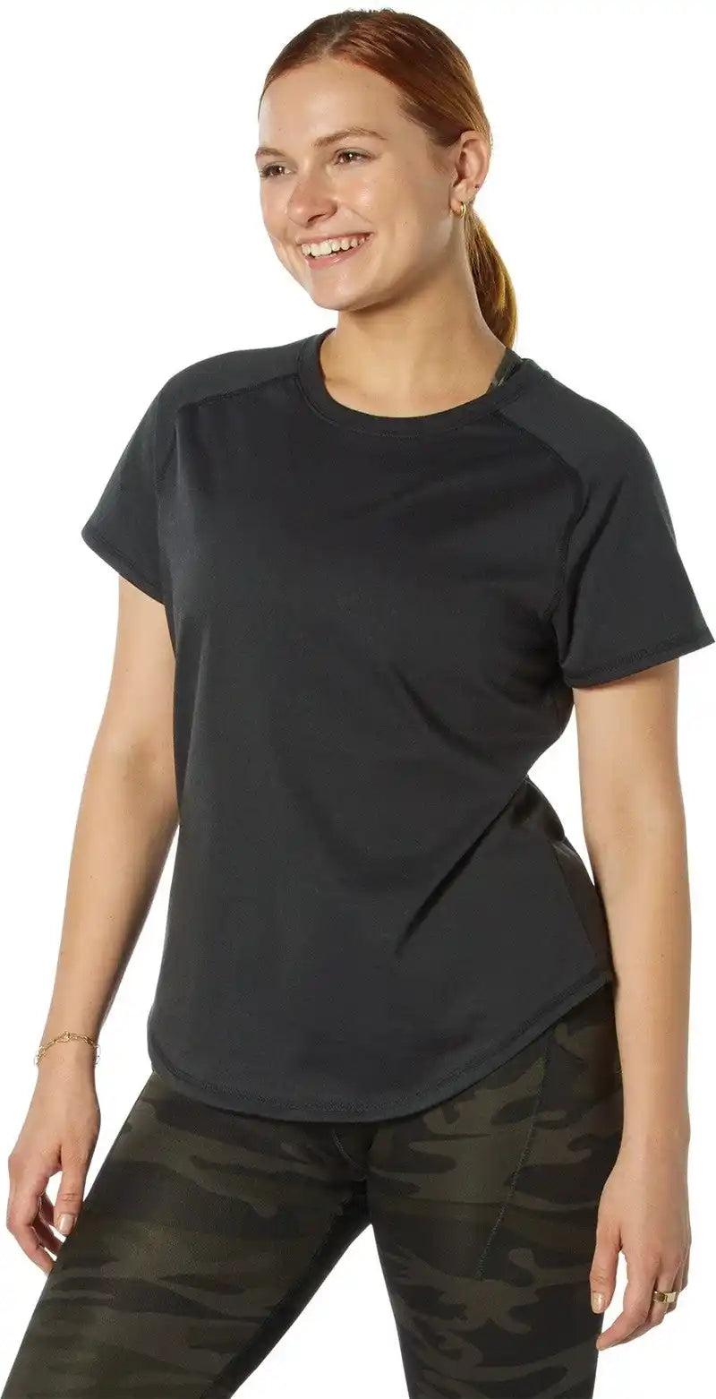 Rothco Womens Essential Raglan Sleeve T-shirt