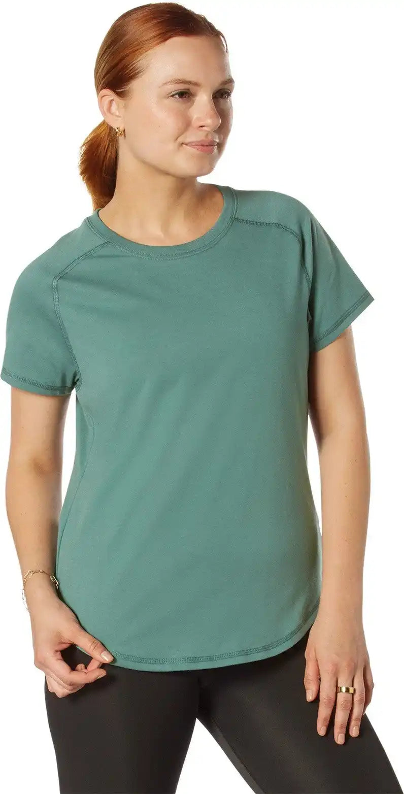 Rothco Womens Essential Raglan Sleeve T-shirt