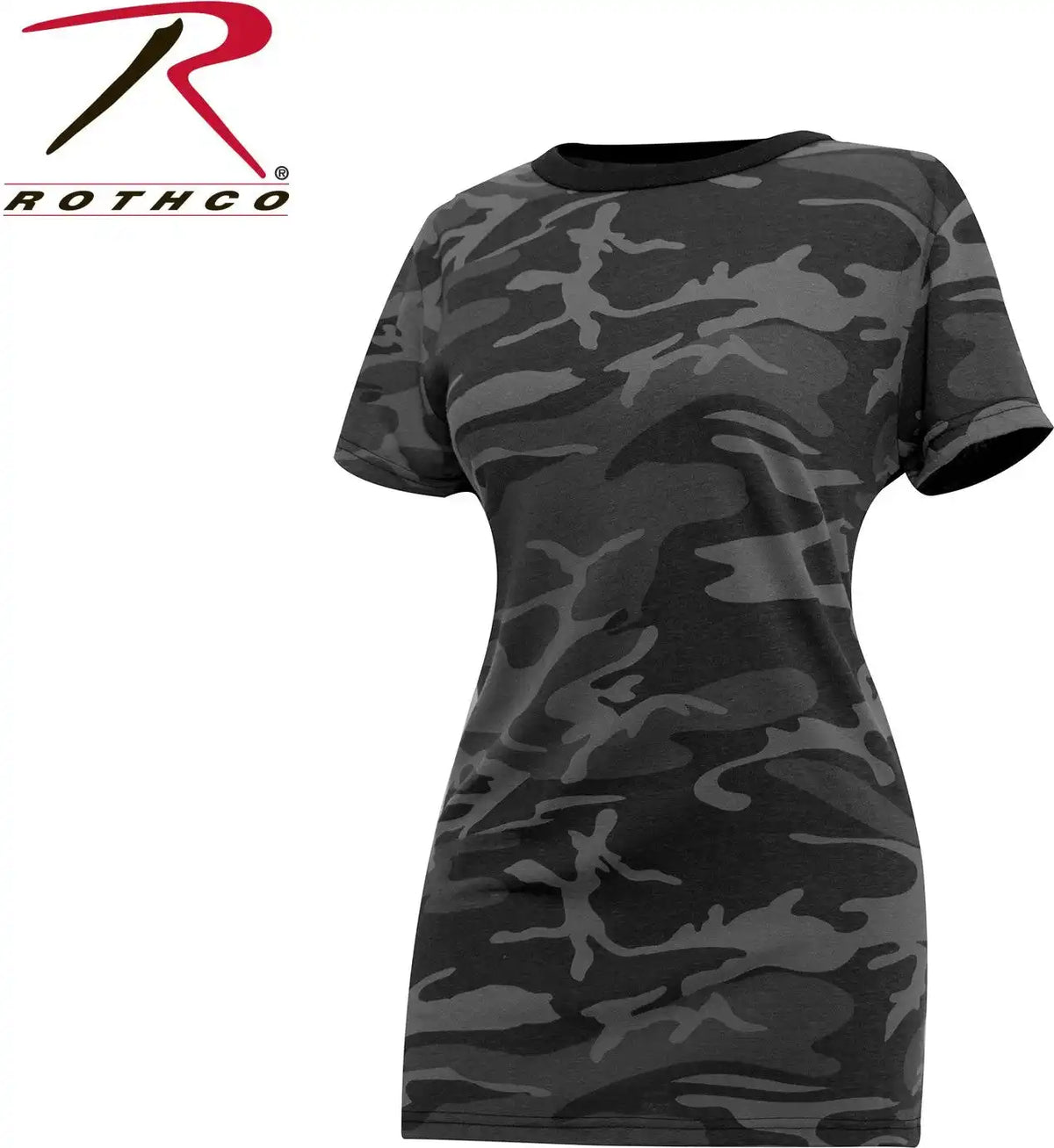 Rothco Womens Long Length Camo T-shirt