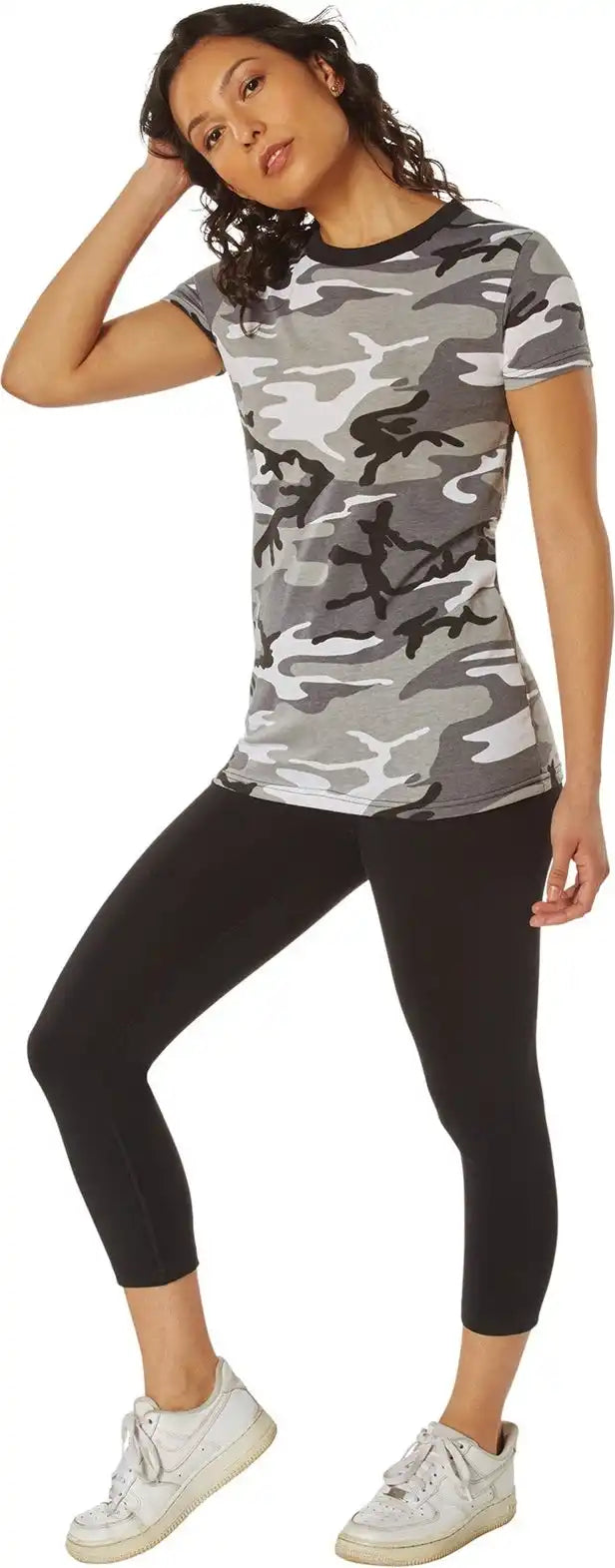 Rothco Womens Long Length Camo T-shirt