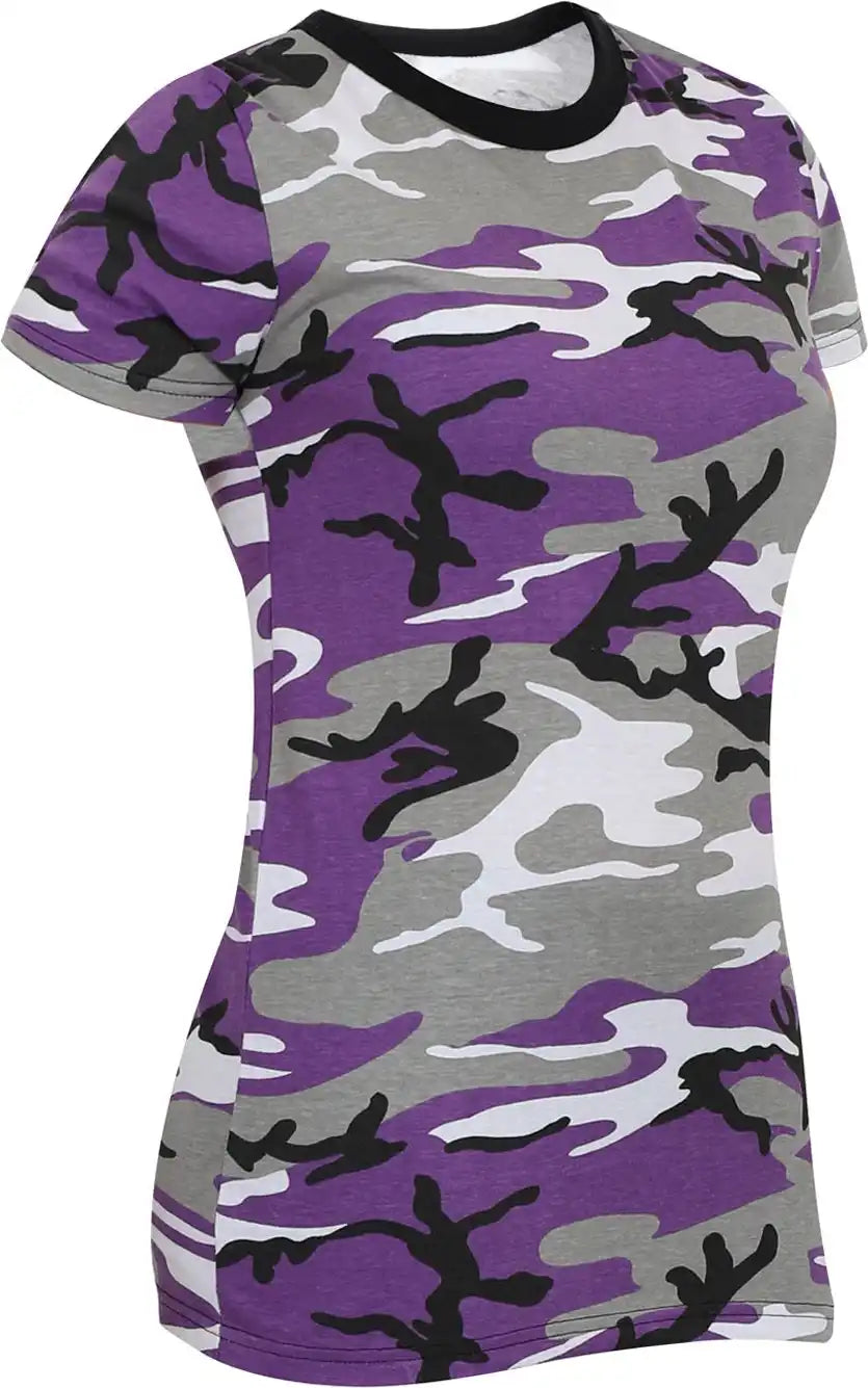 Rothco Womens Long Length Camo T-shirt