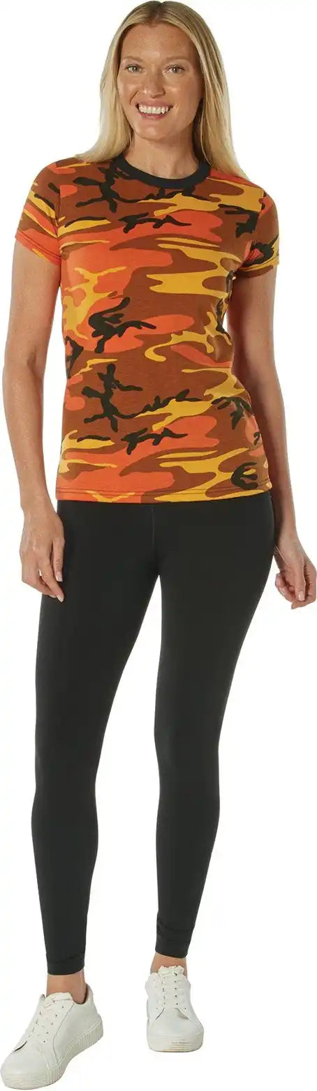 Rothco Womens Long Length Camo T-shirt