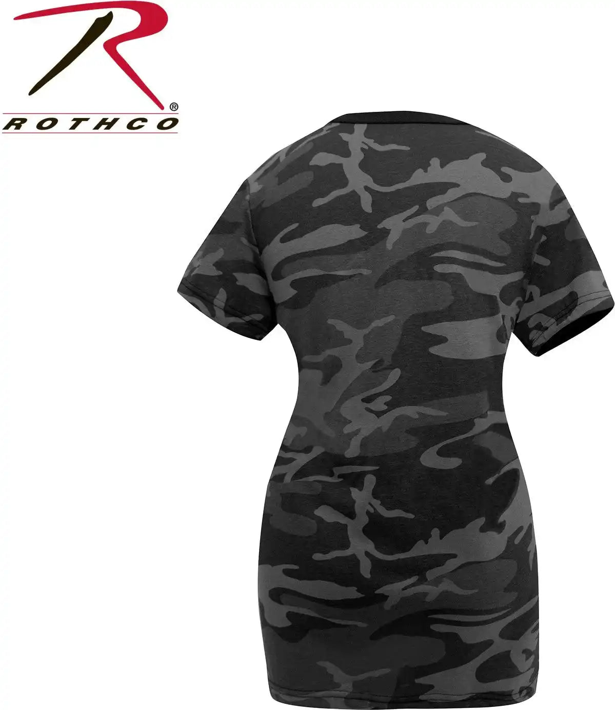 Rothco Womens Long Length Camo T-shirt
