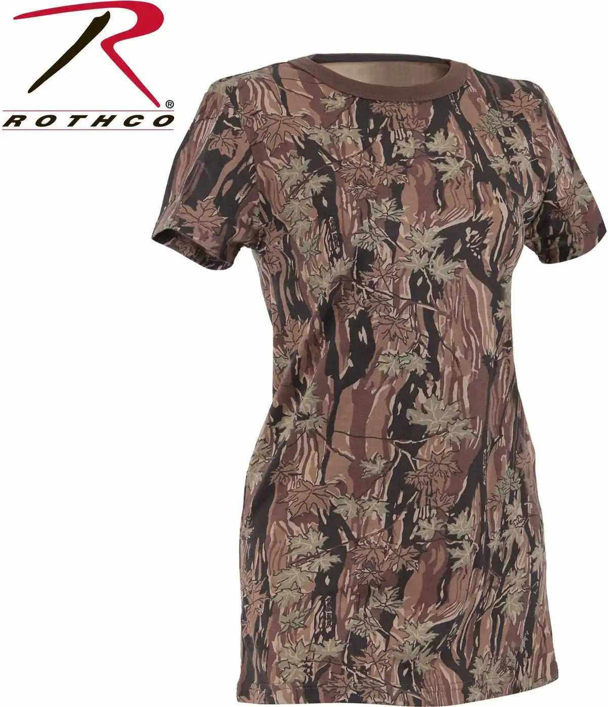 Rothco Womens Long Length Camo T-shirt