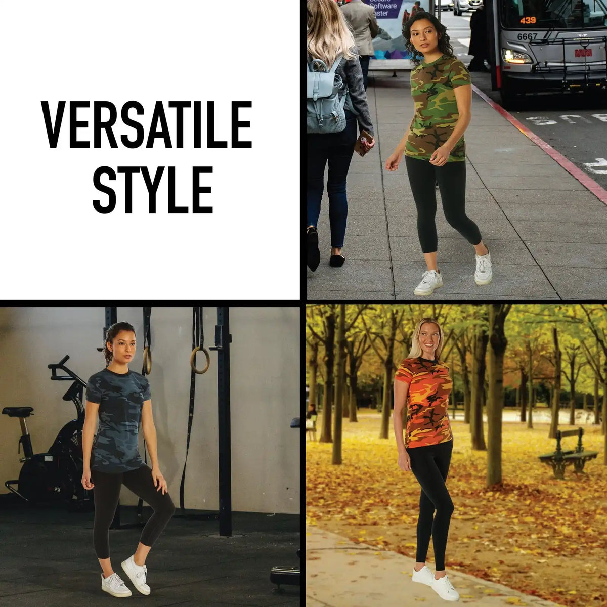 Rothco Womens Long Length Camo T-shirt