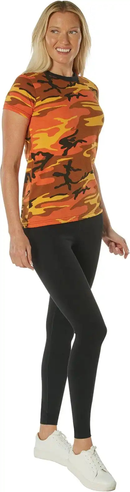 Rothco Womens Long Length Camo T-shirt