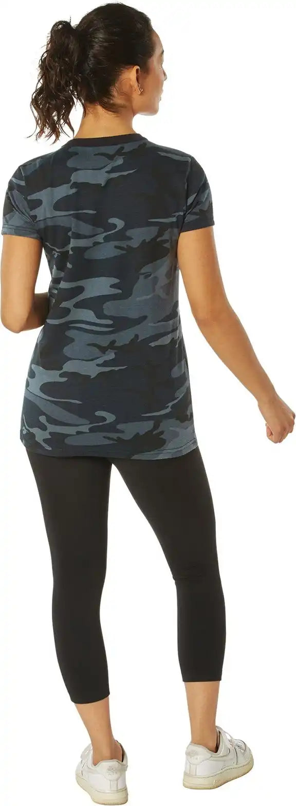 Rothco Womens Long Length Camo T-shirt