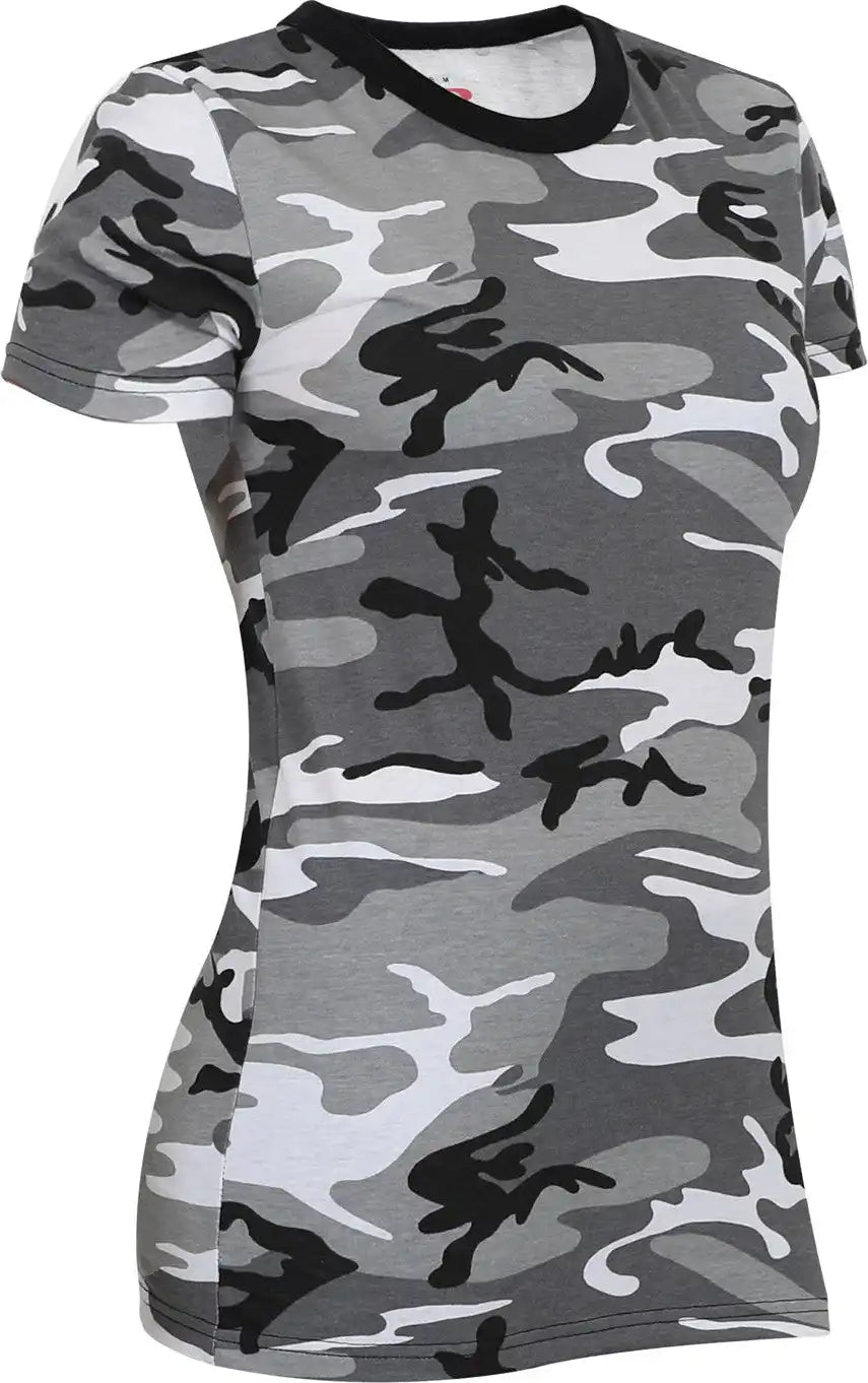 Rothco Womens Long Length Camo T-shirt