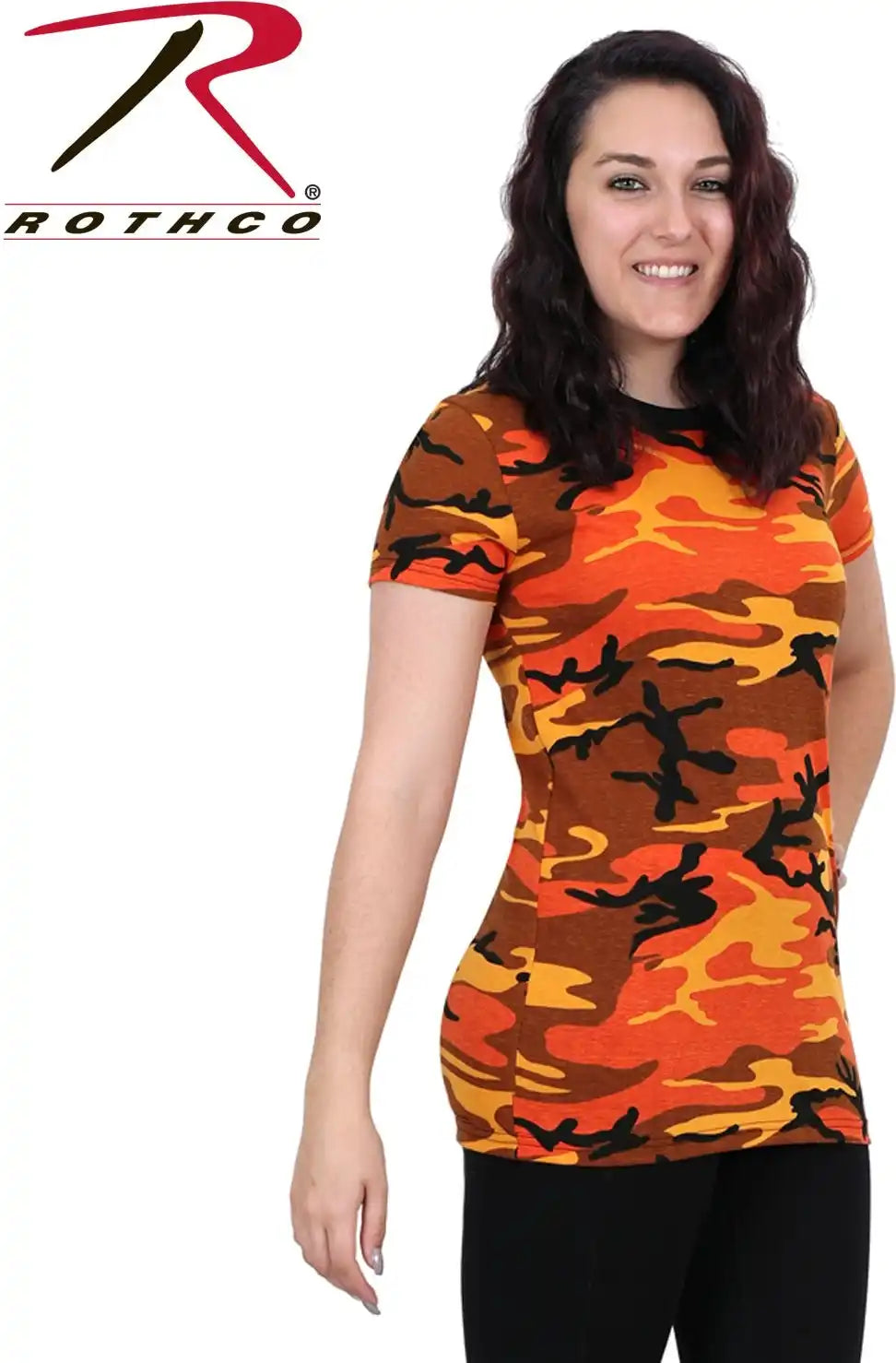 Rothco Womens Long Length Camo T-shirt