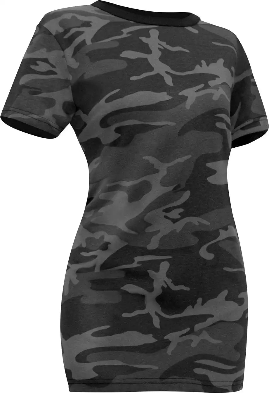 Rothco Womens Long Length Camo T-shirt