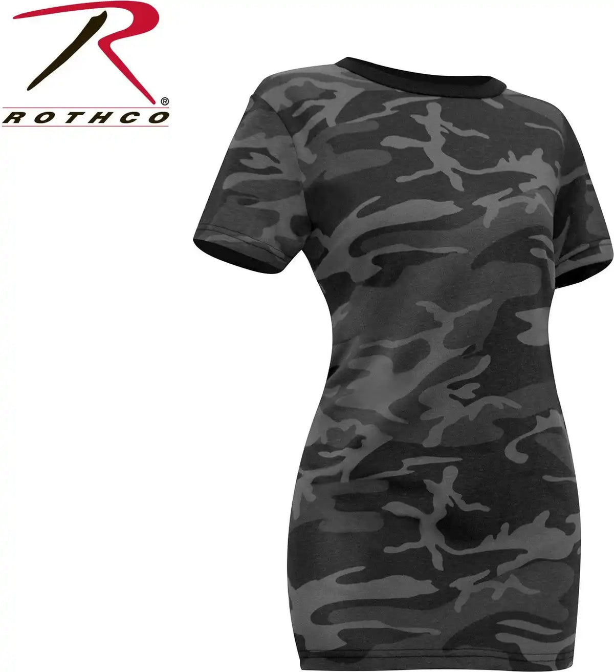 Rothco Womens Long Length Camo T-shirt