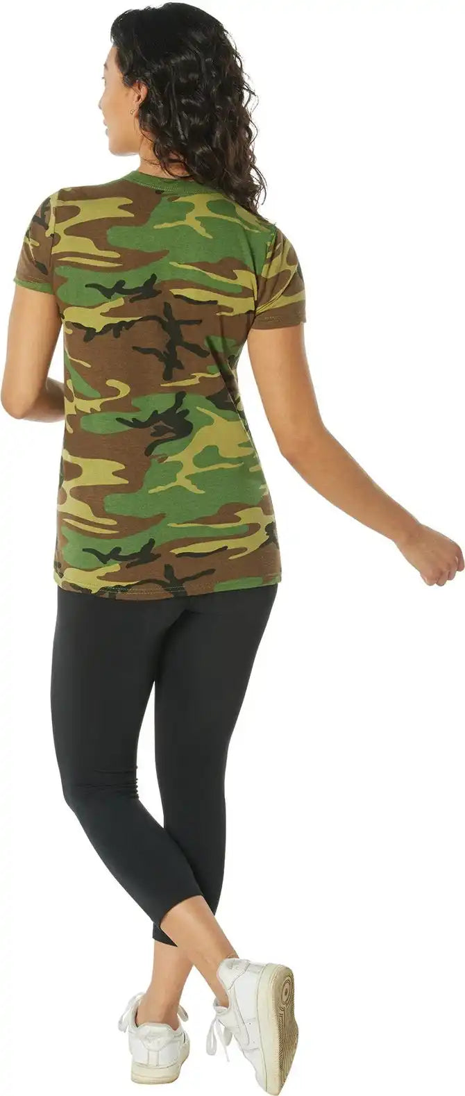 Rothco Womens Long Length Camo T-shirt