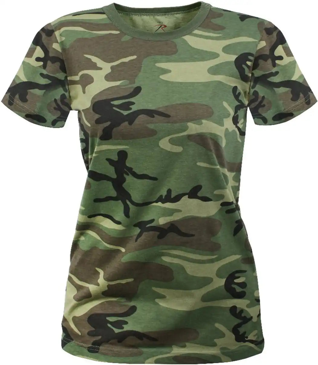 Rothco Womens Long Length Camo T-shirt