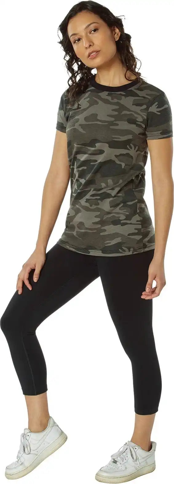 Rothco Womens Long Length Camo T-shirt