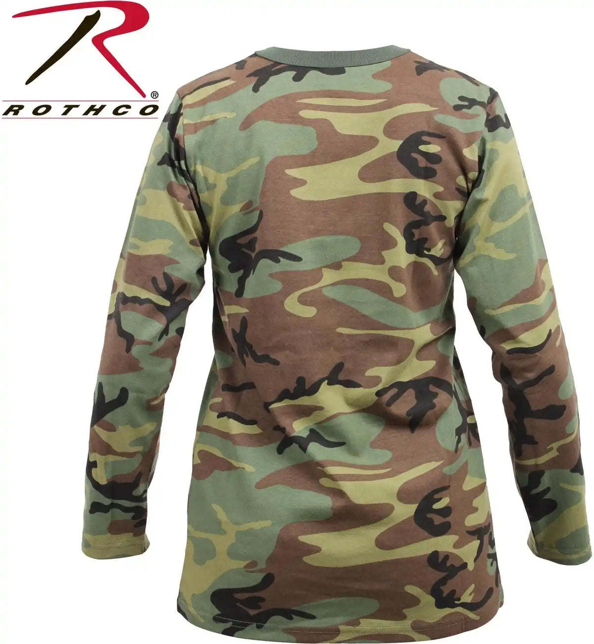 Rothco Womens Long Sleeve Camo T-shirt