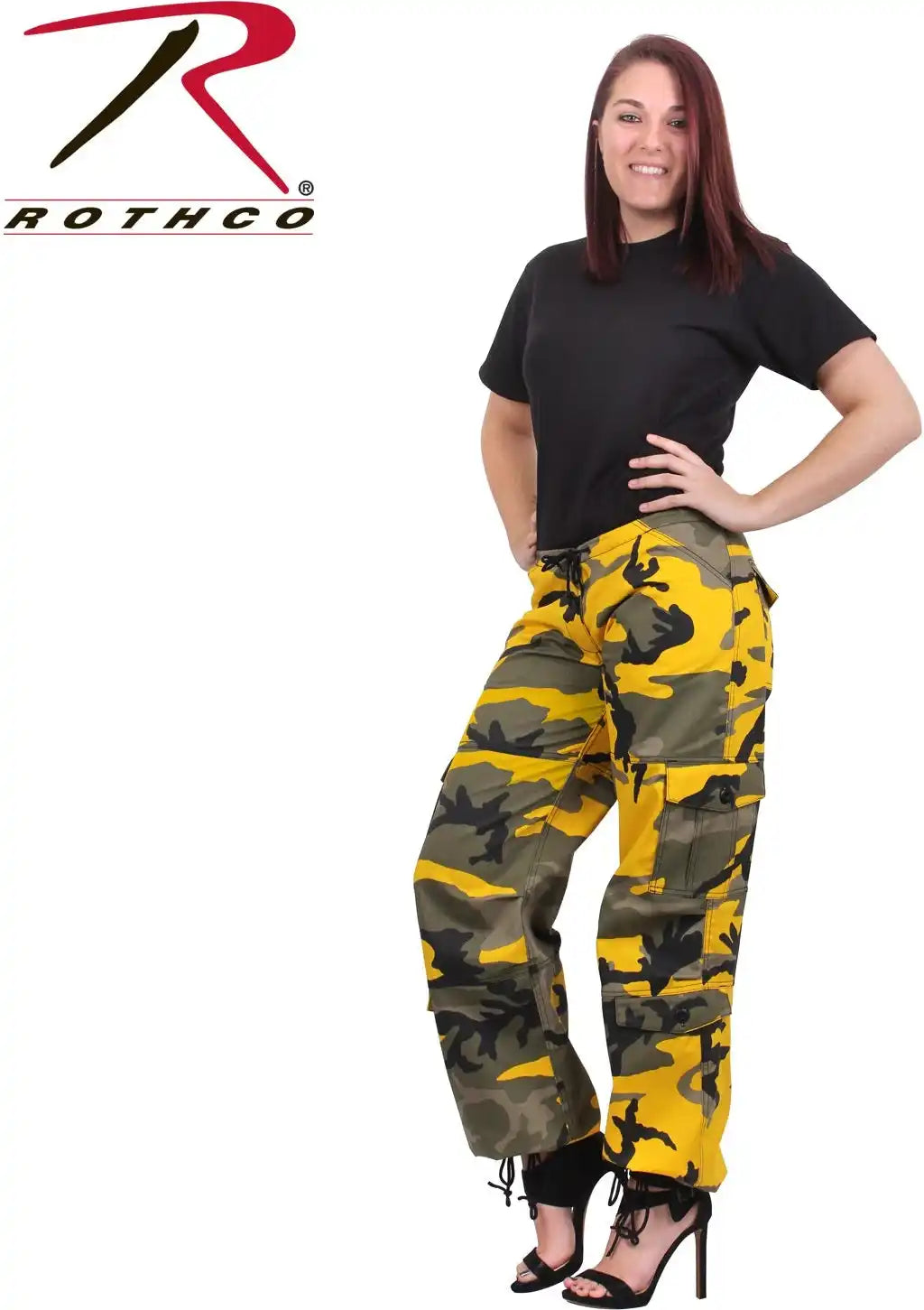 Rothco Womens Paratrooper Colored Camo Fatigues