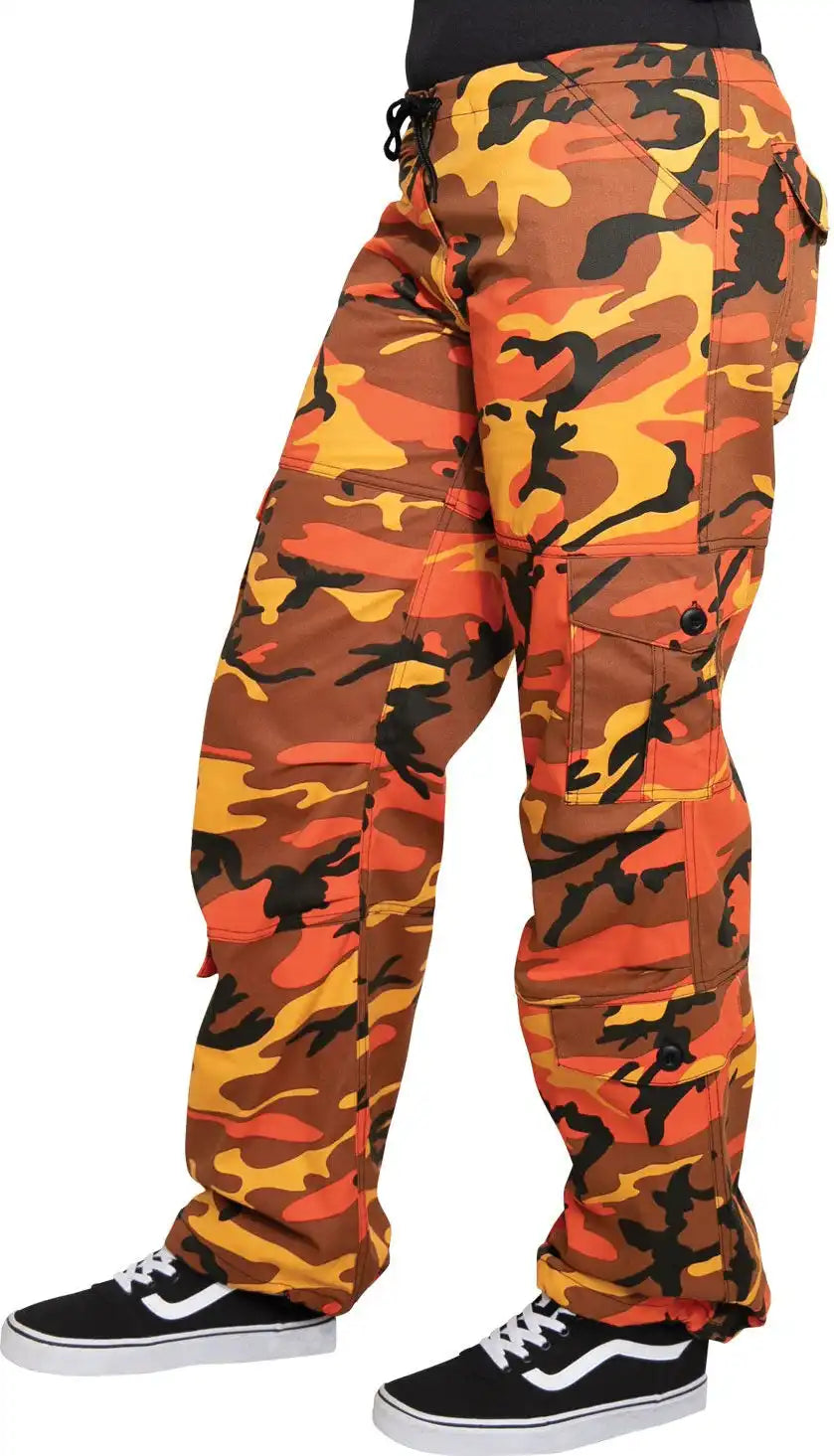 Rothco Womens Paratrooper Colored Camo Fatigues