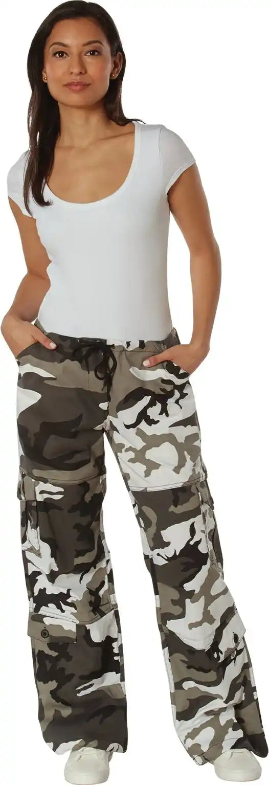 Rothco Womens Paratrooper Colored Camo Fatigues