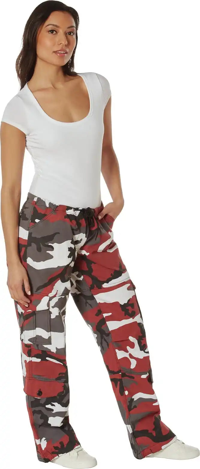 Rothco Womens Paratrooper Colored Camo Fatigues