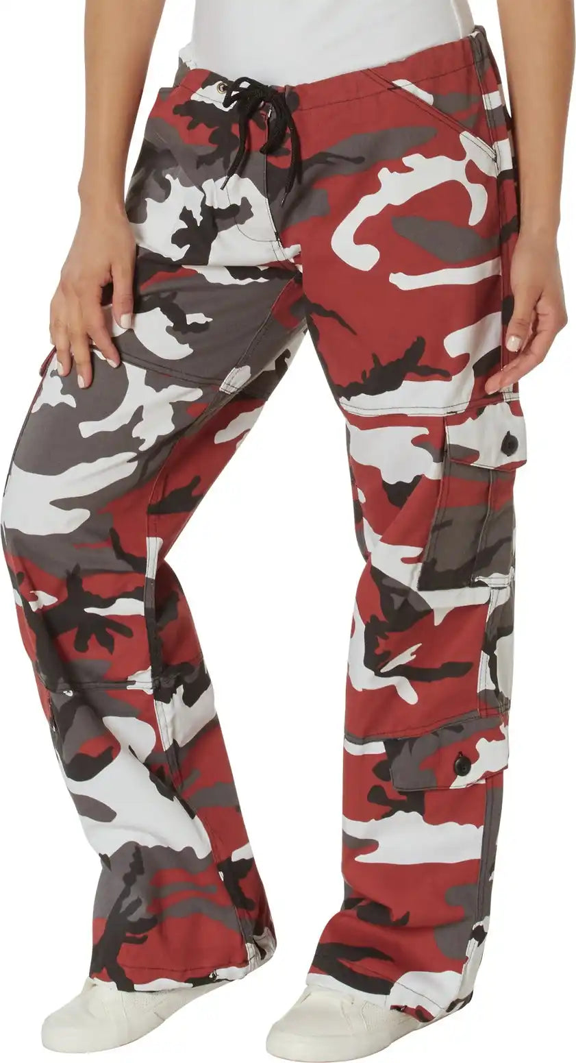 Rothco Womens Paratrooper Colored Camo Fatigues