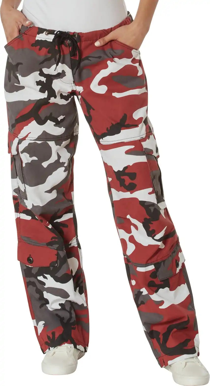 Rothco Womens Paratrooper Colored Camo Fatigues