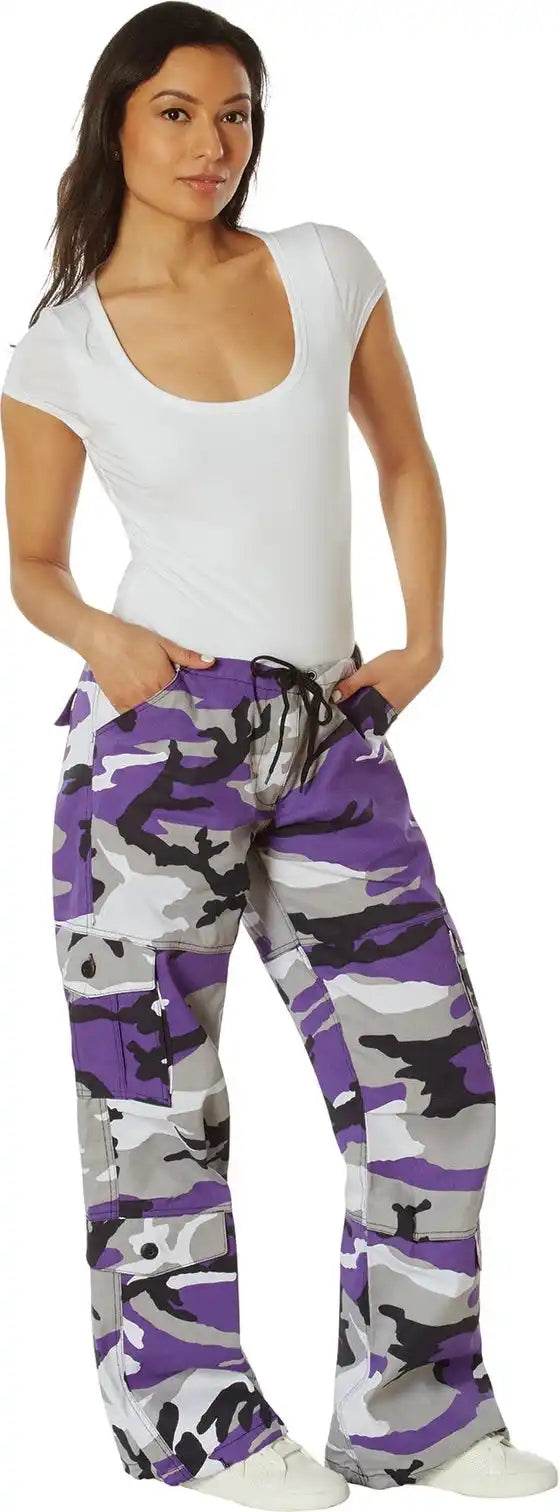 Rothco Womens Paratrooper Colored Camo Fatigues