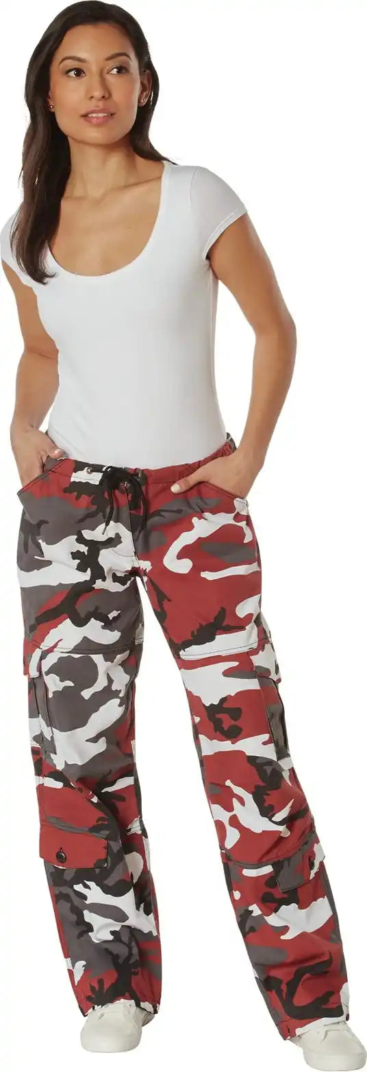Rothco Womens Paratrooper Colored Camo Fatigues
