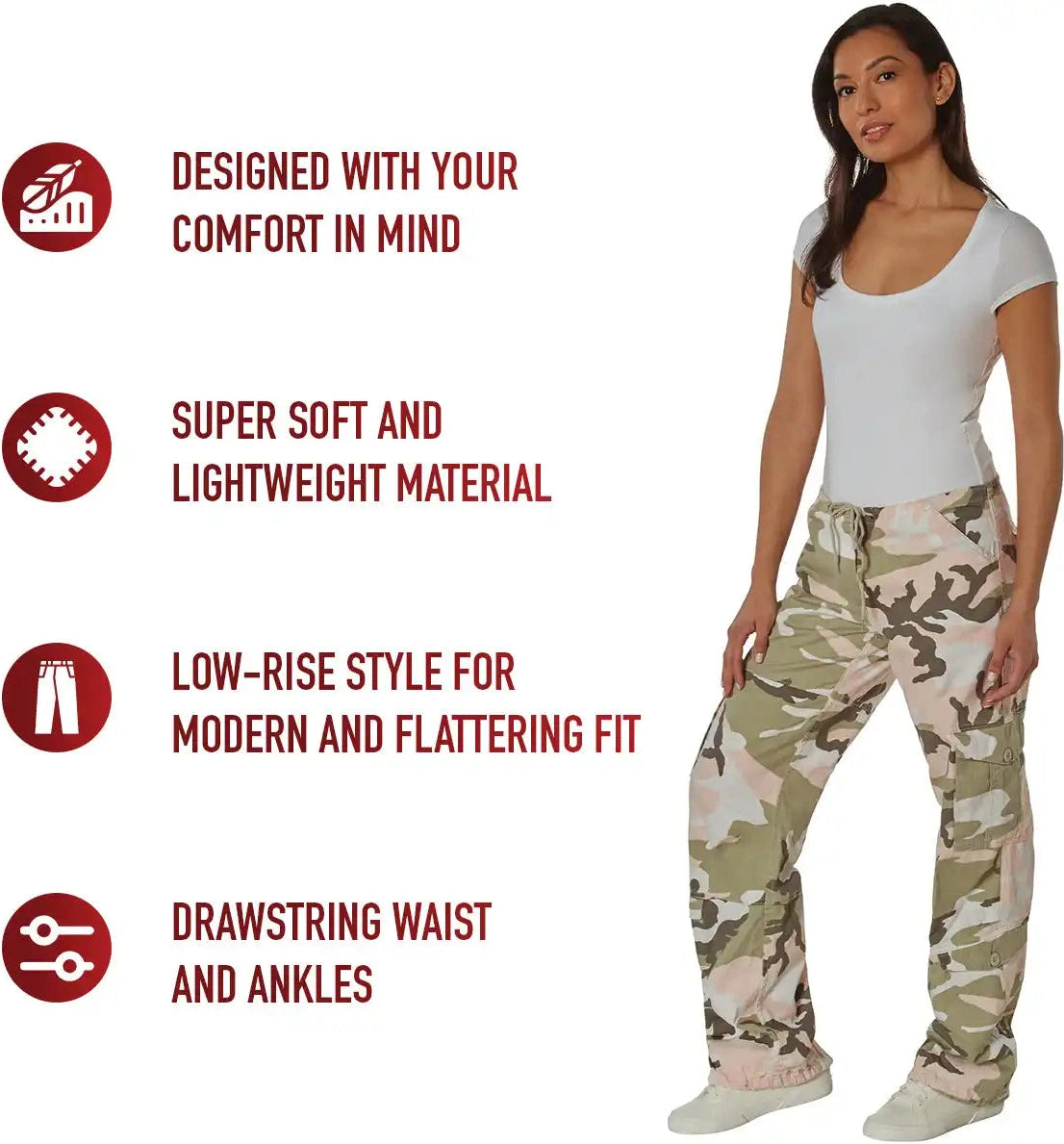 Rothco Womens Vintage Paratrooper Fatigue Pants