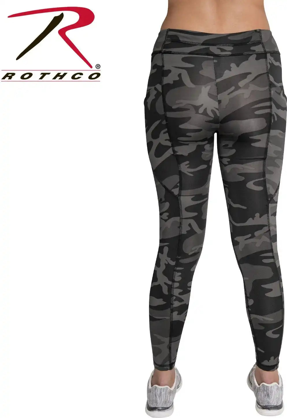 Rothco Womens Workout Performance Camo Leggings with Pockets