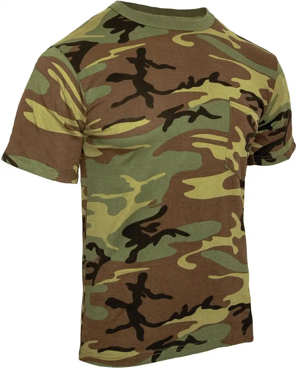 Rothco Woodland Camo T-shirt with Pocket