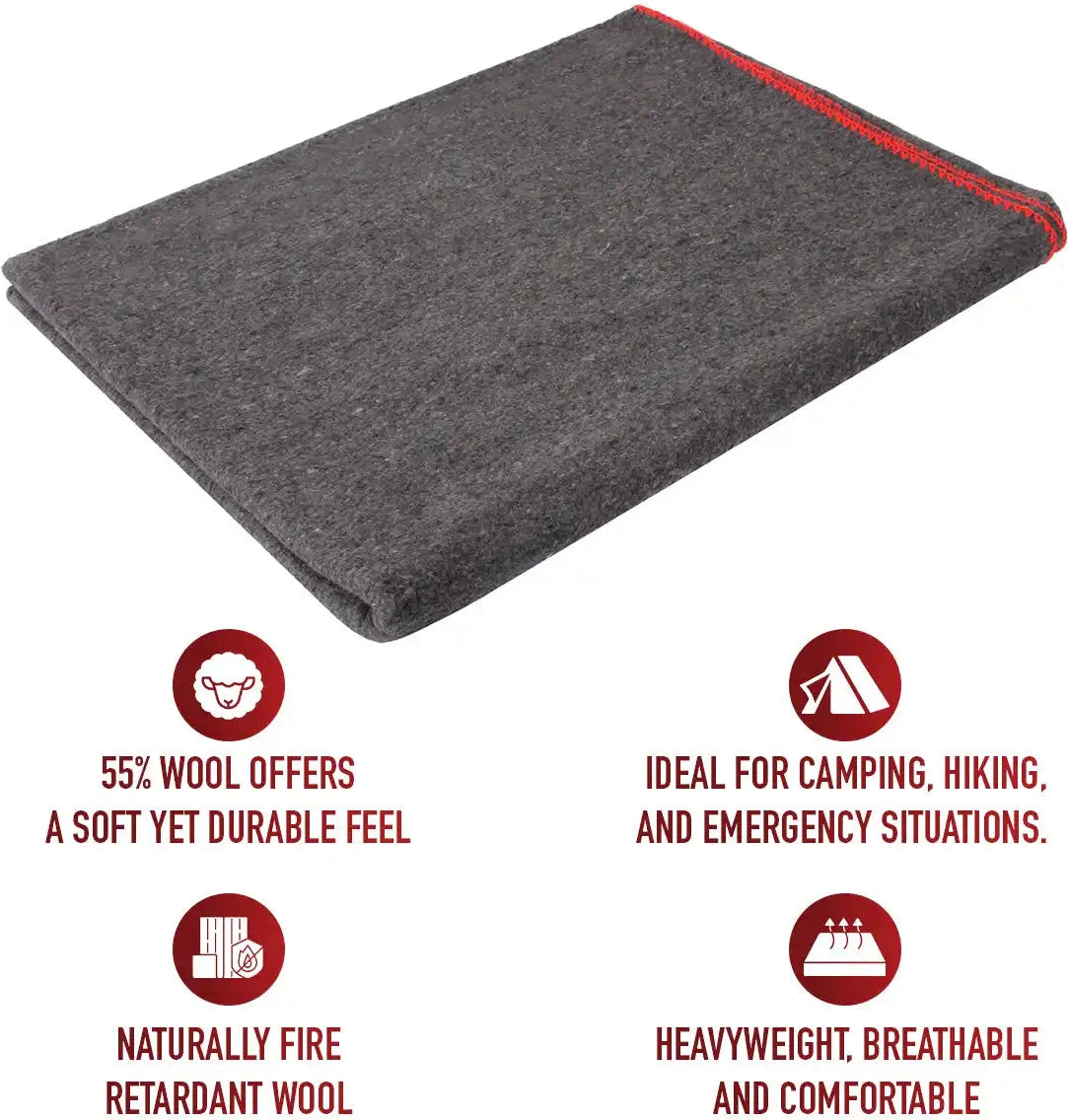 Rothco Wool Rescue Survival Blanket