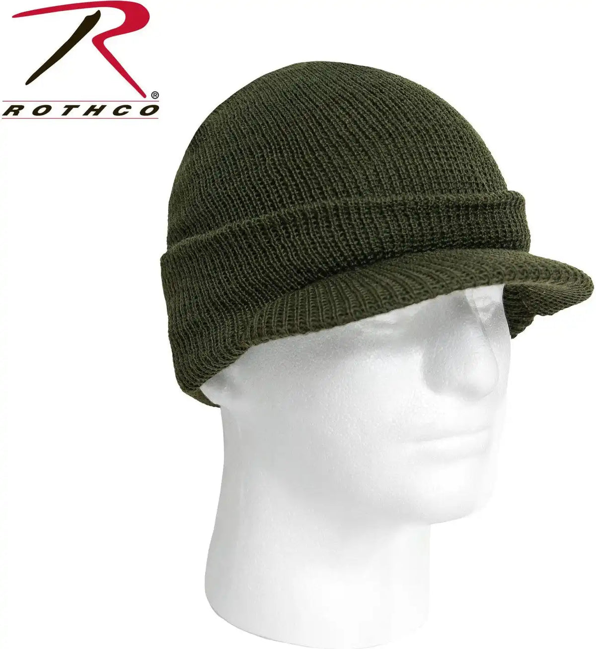 Rothco Wwii M1941 Acrylic Knit Watch Cap with Brim