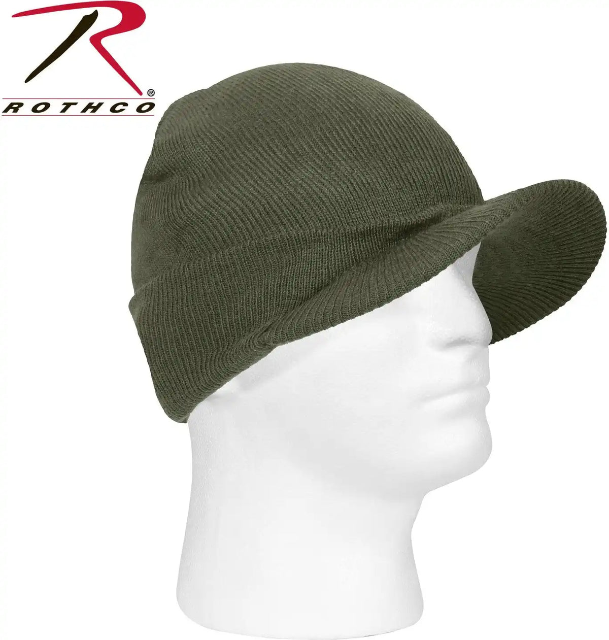 Rothco Wwii M1941 Acrylic Knit Watch Cap with Brim