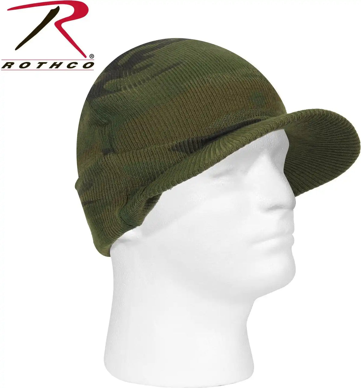 Rothco Wwii M1941 Acrylic Knit Watch Cap with Brim