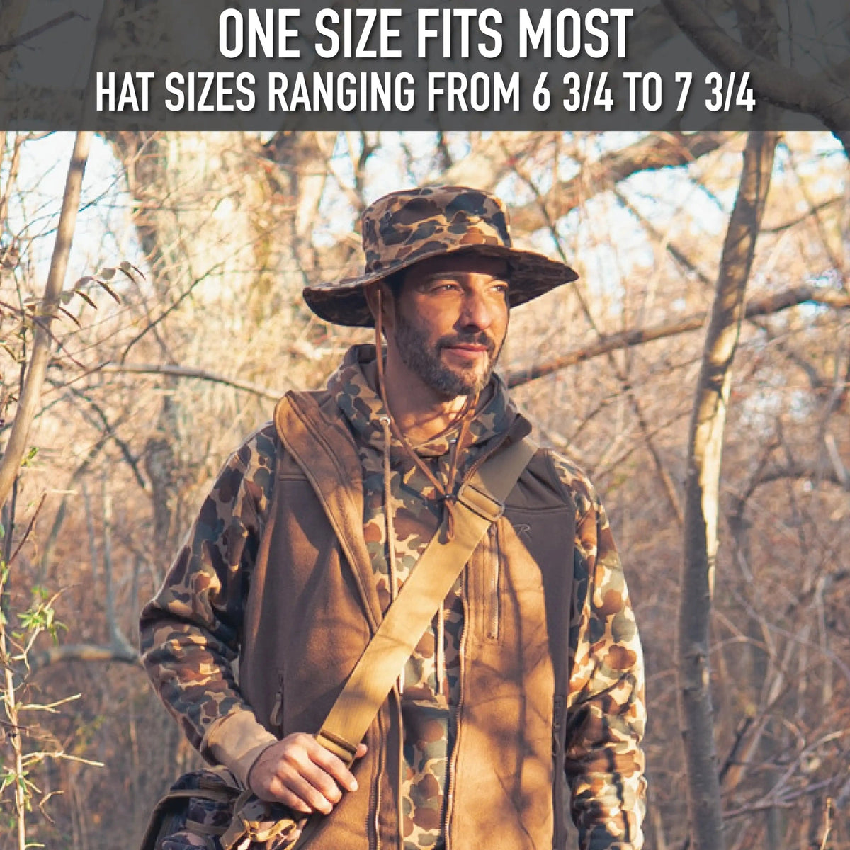 Rothco x Bear Archery Fred Camo Adjustable Boonie Hat