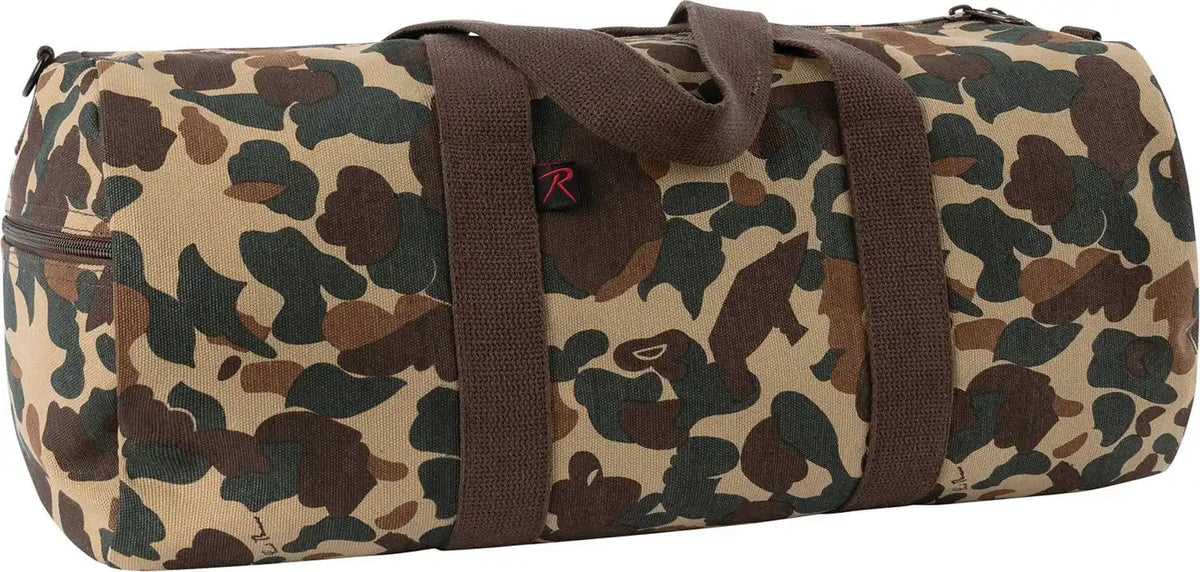Rothco x Bear Archery Fred Camo Canvas Shoulder Duffle Bag - 24 Inches