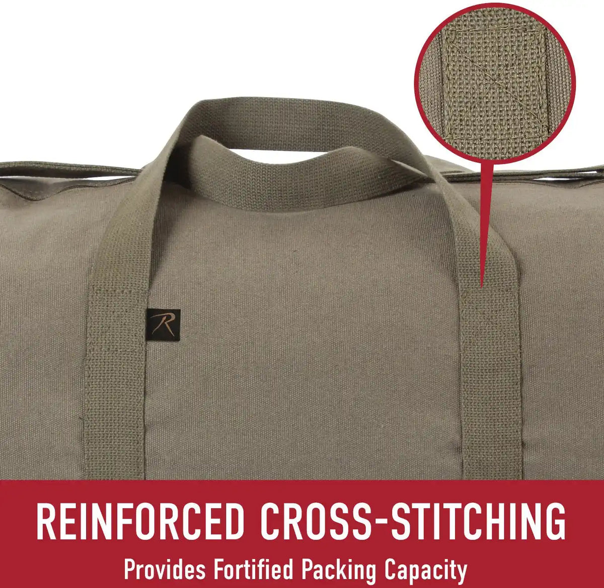 Rothco x Bear Archery Fred Camo Canvas Shoulder Duffle Bag