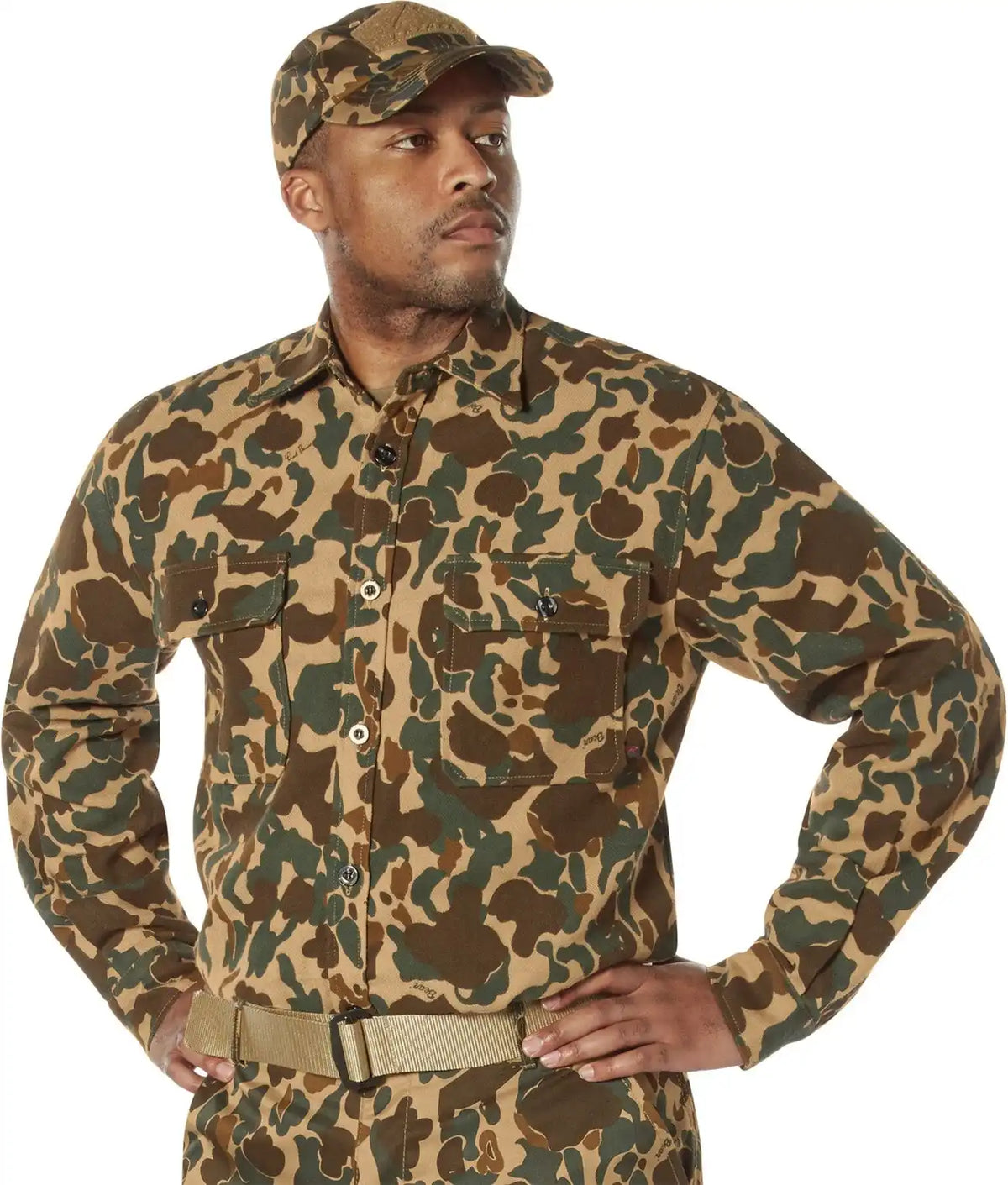 Rothco x Bear Archery Fred Camo Flannel Shirt