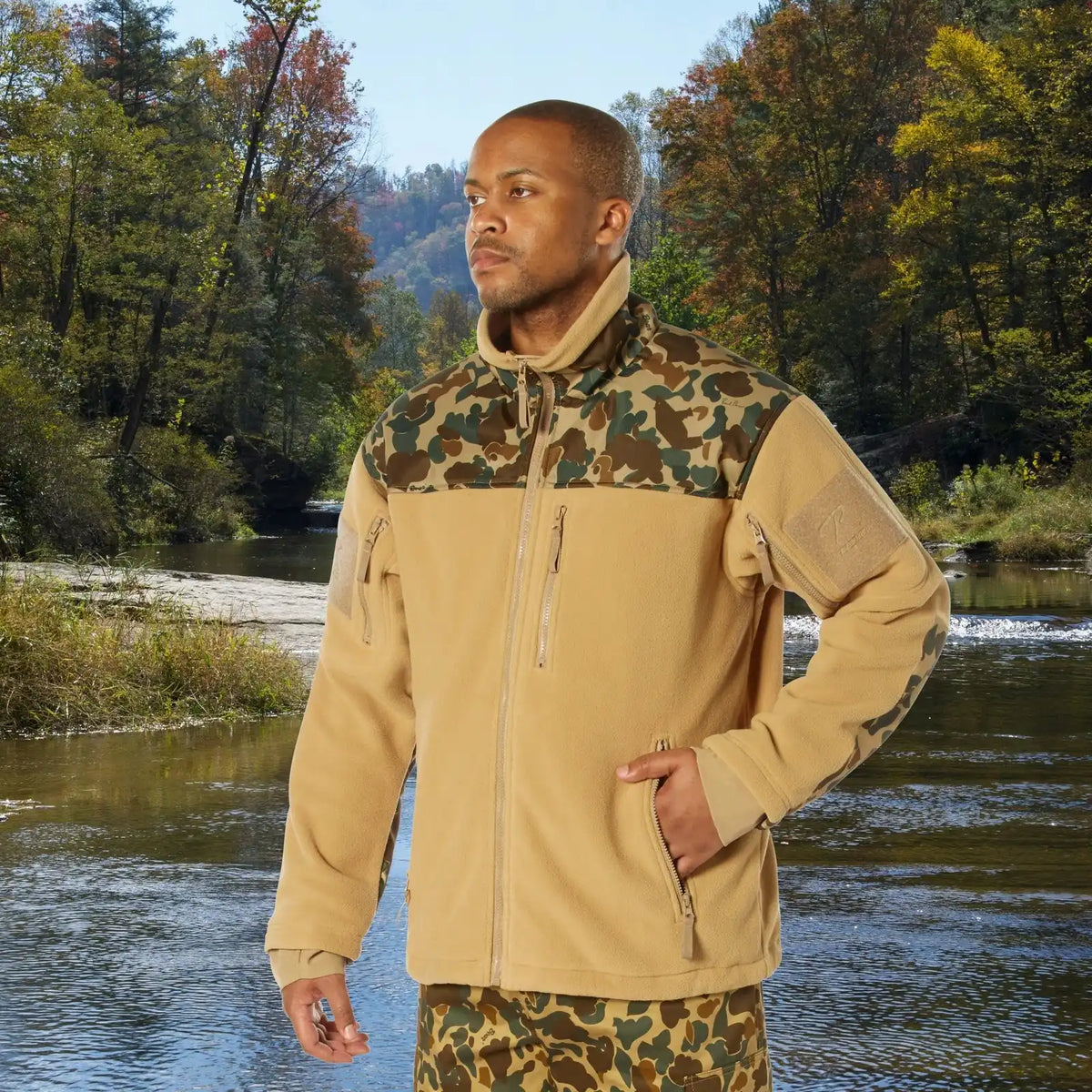 Rothco x Bear Archery Fred Camo Spec Ops Tactical Fleece Jacket