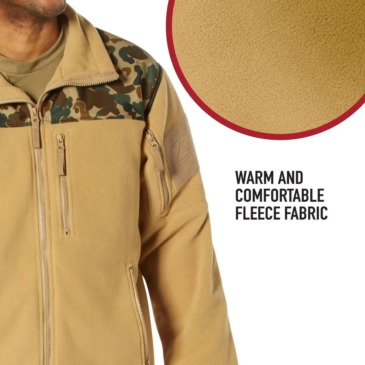 Rothco x Bear Archery Fred Camo Spec Ops Tactical Fleece Jacket