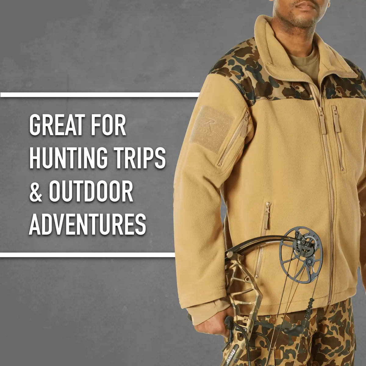Rothco x Bear Archery Fred Camo Spec Ops Tactical Fleece Jacket