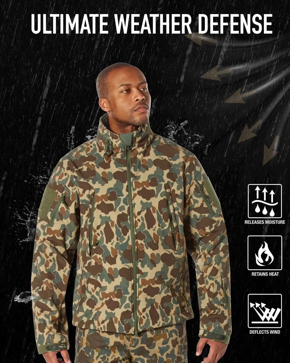 Rothco x Bear Archery Fred Camo Special Ops Soft Shell Jacket