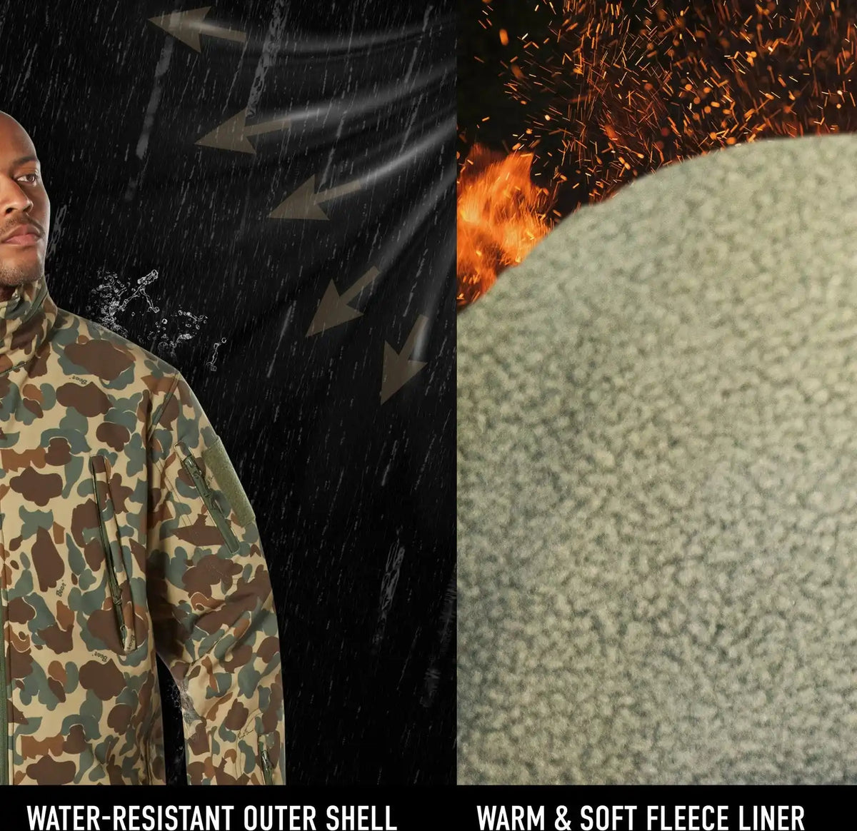 Rothco x Bear Archery Fred Camo Special Ops Soft Shell Jacket