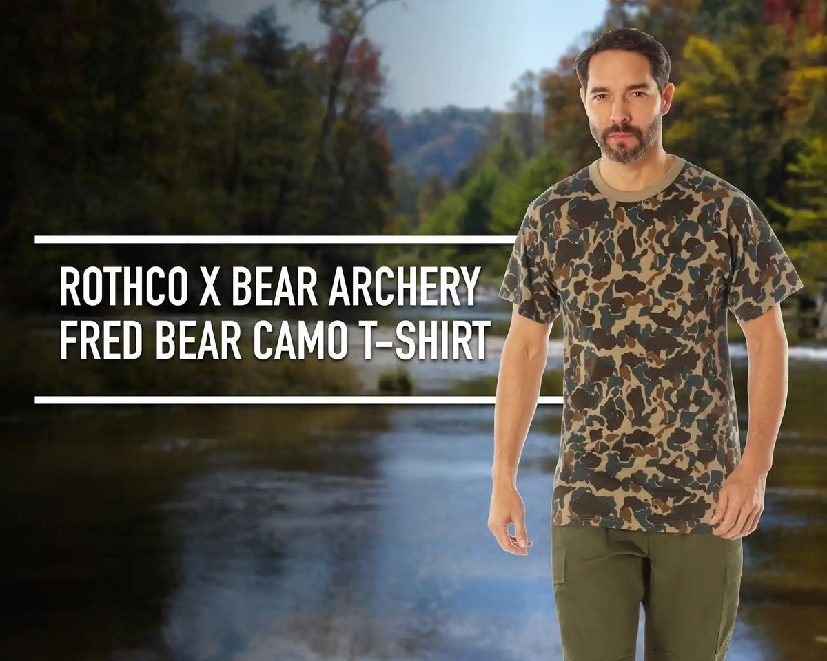 Rothco x Bear Archery Fred Camo t Shirt