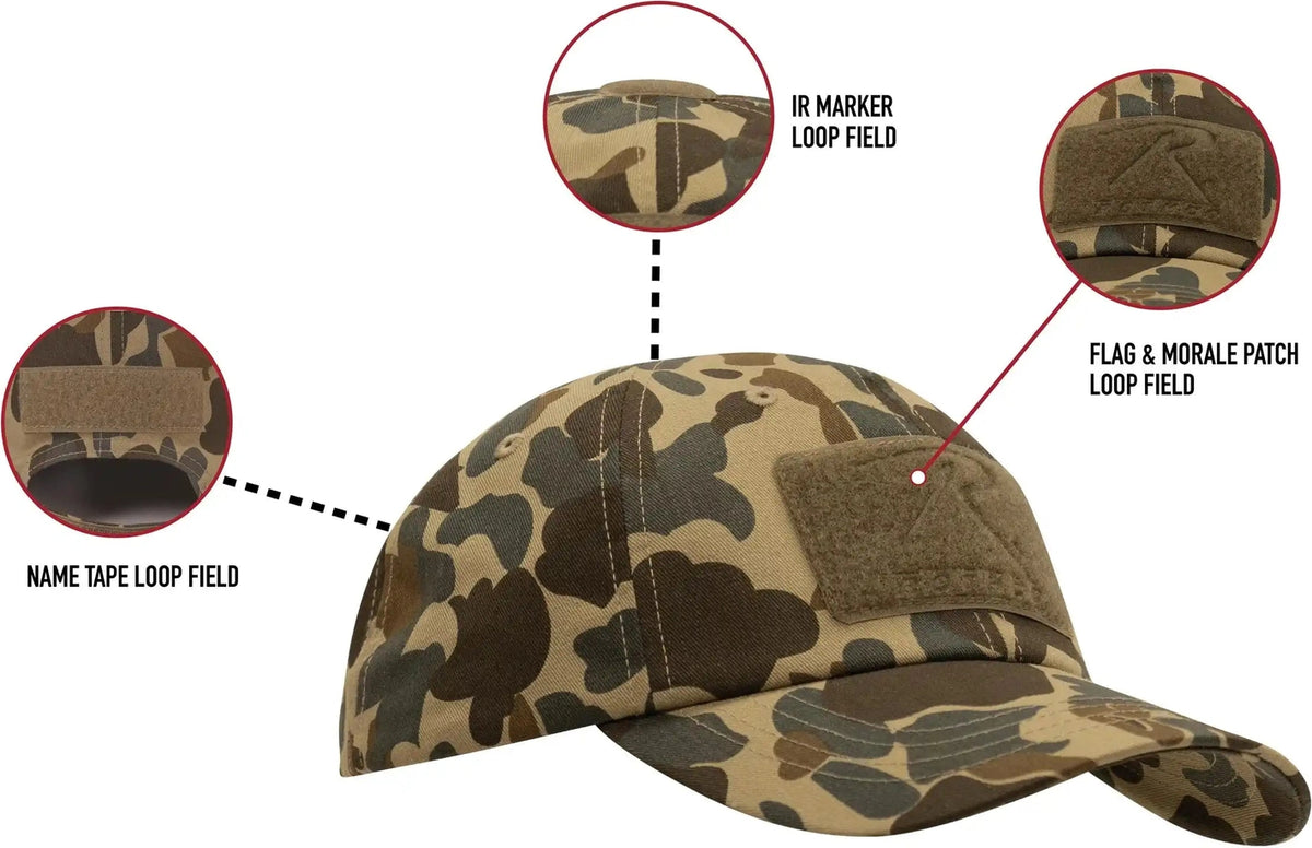Rothco x Bear Archery Fred Camo Tactical Operator Cap