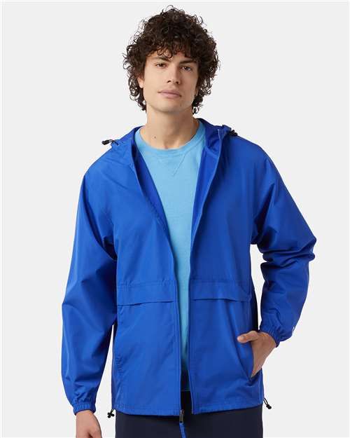 Royal Blue Full-Zip Anorak Jacket - CO125