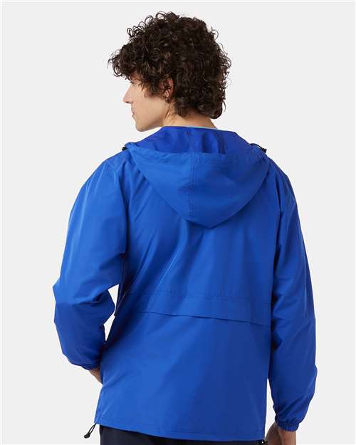 Royal Blue Full-Zip Anorak Jacket - CO125