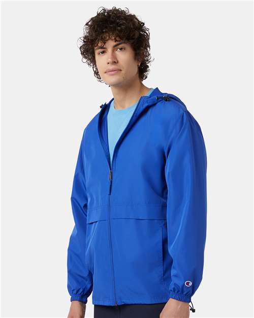 Royal Blue Full-Zip Anorak Jacket - CO125