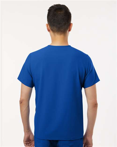 Royal Blue Platt 3-Pocket Scrub V-Neck Top - M10002