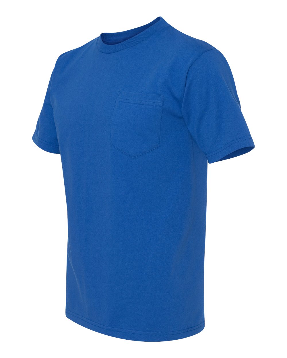 Royal Blue Union-Made Pocket T-Shirt - 3015